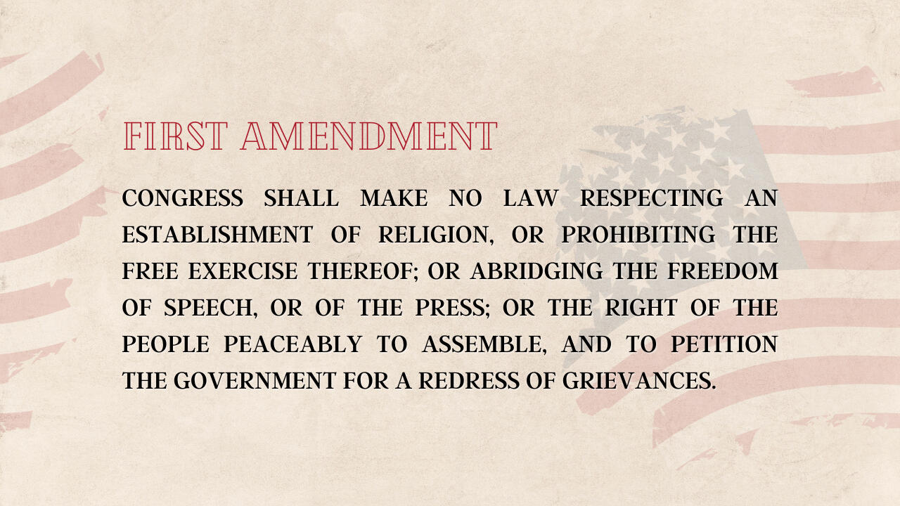 First Amendment